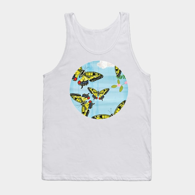 Butterflies Tank Top by KatherineBlowerDesigns